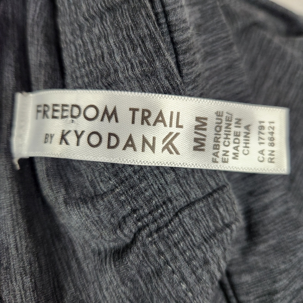 Freedom Trail By Kyodan Charcoal Backless Halter Dress Size Medium - Picture 5 of 6